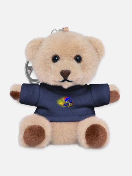 Rennrad - Teddy Schlüsselanhänger - Navy