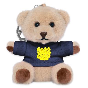 Chicks, Easter, animals for children, sweet chicks - Teddy Keyring - navy - Front