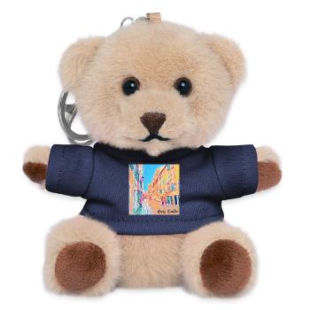 Holiday fever - Croatia - Teddy Keyring - navy - Front