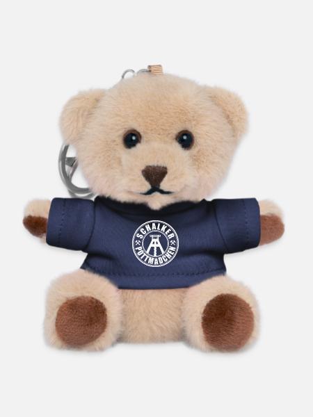 Schalker Pottmädchen | Ruhrpott Mädchen - Teddy Schlüsselanhänger - Navy