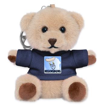 REGENSBURG - WEIßWURST ZUZELN - ZOMBIE - Teddy Schlüsselanhänger - Navy - Vorne