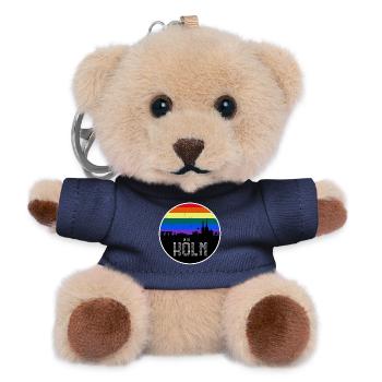 Köln LBGTQ - Teddy Schlüsselanhänger - Navy - Vorne