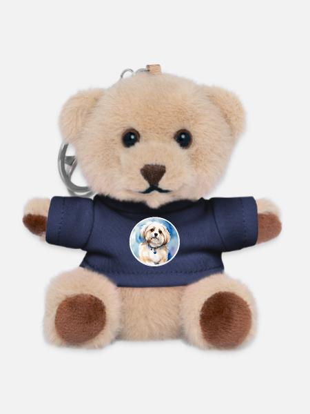 Malteser - Teddy Schlüsselanhänger - Navy