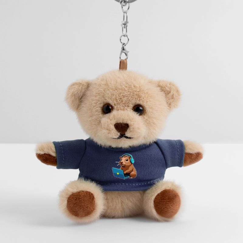 Capybara Programmierer Coder Computer Teddy Schlüsselanhänger