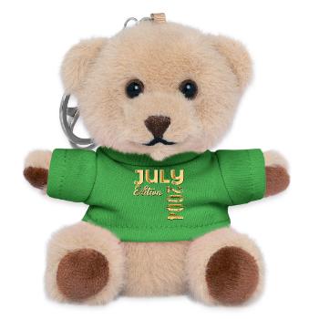 22e anniversaire juillet 2004 - Porte-clés ourson - vert - Devant