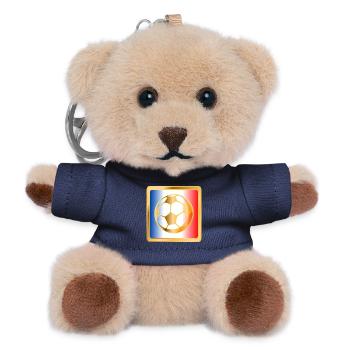 Football Flag France Europe - Teddy Keyring - navy - Front