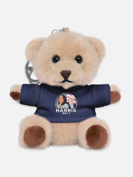 Wahl von Harris Walz - Teddy Schlüsselanhänger - Navy