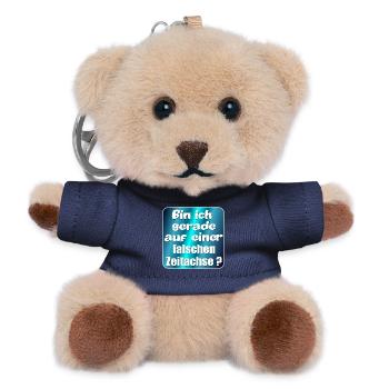 SIMULATION REALITÄT ZEITACHSE - Teddy Schlüsselanhänger - Navy - Vorne