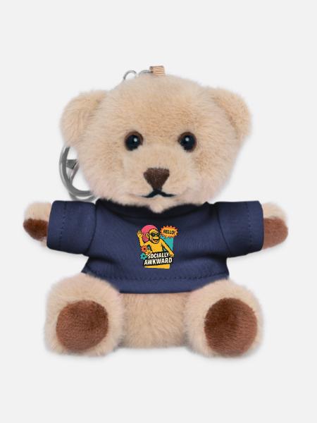 Socially Awkward - Teddy Keyring - navy