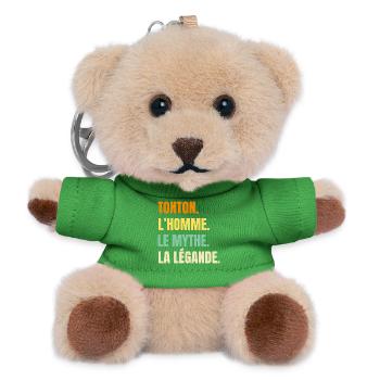 Custom Gift Tonton Man Legend Promoted Tonton 2026 - Porte-clés ourson - vert - Devant