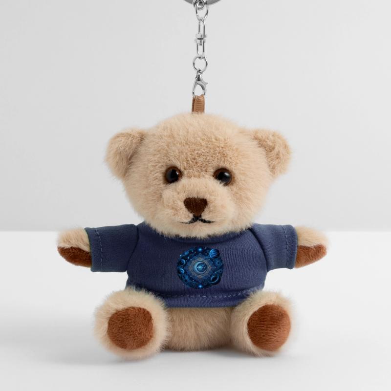 Space Planets Galaxies Stars Moons Teddy Keyring