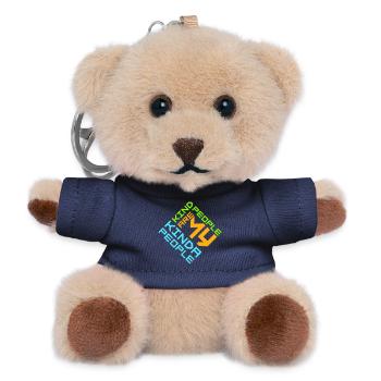 Kind People Are My Kinda People Freundlichkeit - Teddy Schlüsselanhänger - Navy - Vorne