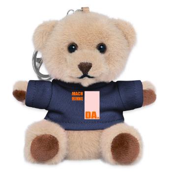 Berlinerisch Zeit Berlin - Teddy Schlüsselanhänger - Navy - Vorne