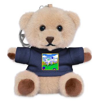loup_blanc - Teddy Keyring - navy - Front