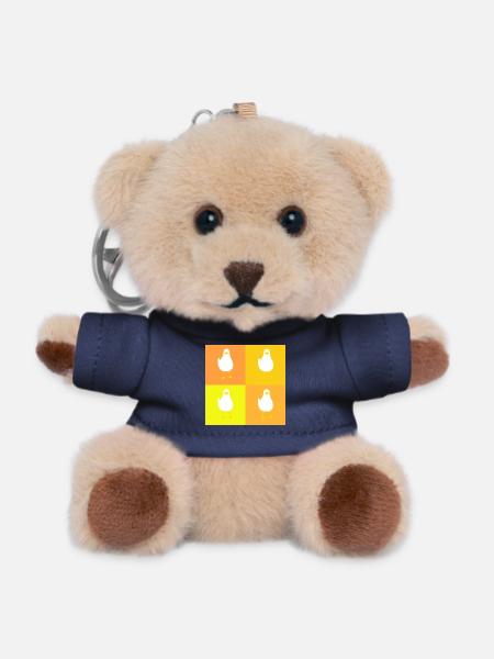 MineMineMineMine - yellow - Teddy Keyring - navy