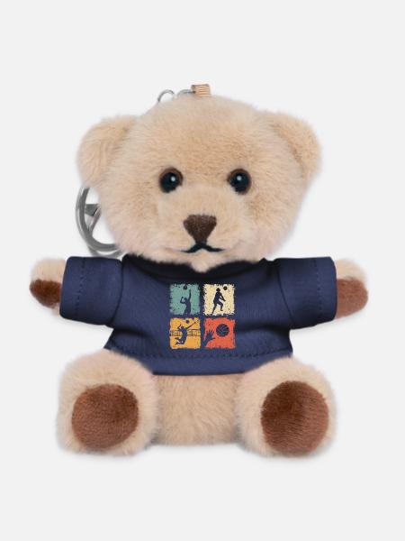 Volleyball Volleyballer Sport Männer Und Jungen - Teddy Schlüsselanhänger - Navy