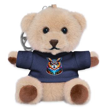 Owl - Teddy Keyring - navy - Front