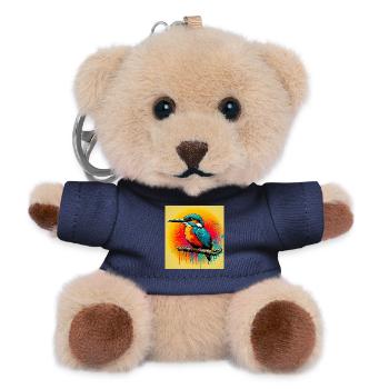 Eisvogel - Teddy Schlüsselanhänger - Navy - Vorne
