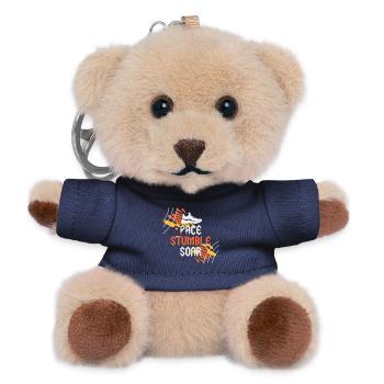 Geschwindigkeit und städtischer Schwung - Teddy Schlüsselanhänger - Navy - Vorne