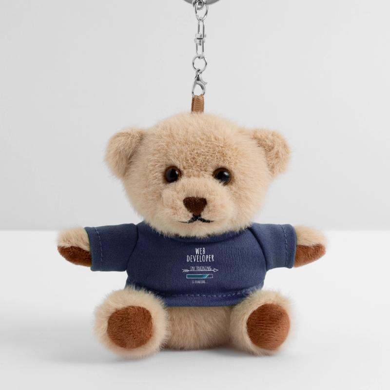 Web Developer in Training Profession Gift Teddy Keyring