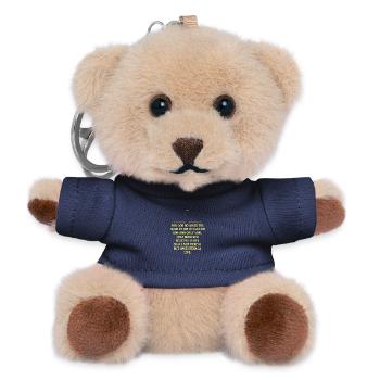 213530804_351740504_spreedshirt_mike - Teddy Schlüsselanhänger - Navy - Vorne