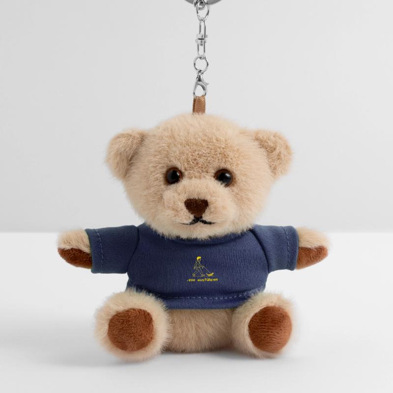 EXE Ausführen Sys Admin Dev Ops Programmierer Teddy Schlüsselanhänger