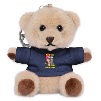 Sternzeichen Zwilling - Teddy Schlüsselanhänger - Navy - Vorne