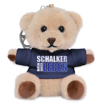 Schalker mein ganzes Leben - Teddy Schlüsselanhänger - Navy - Vorne