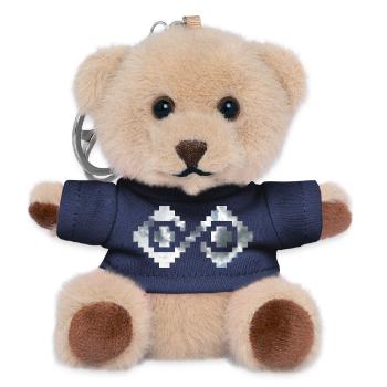 Eternal sky - Traditional Romanian folk art - Teddy Keyring - navy - Front