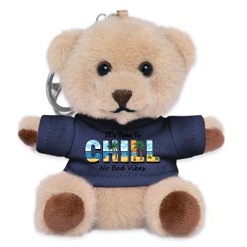 Chill Beach Sunny Letters - Teddy Keyring - navy - Front