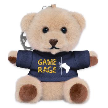 GAME RAGE!! Break the screen! - Teddy Keyring - navy - Front