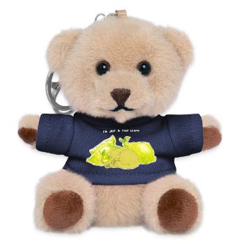 NUR EINE WINZIGE ZITRONE - Teddy Schlüsselanhänger - Navy - Vorne