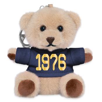 Geburtstag 1976 - Teddy Schlüsselanhänger - Navy - Vorne