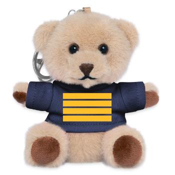 Kapitän zur See - Teddy Schlüsselanhänger - Navy - Vorne