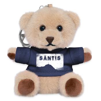 Sänti's Outline | Appenzell | Alpstein - Teddy Keyring - navy - Front