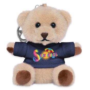 Summer Rainbow Font – Cheerful Summer Design - Teddy Keyring - navy - Front