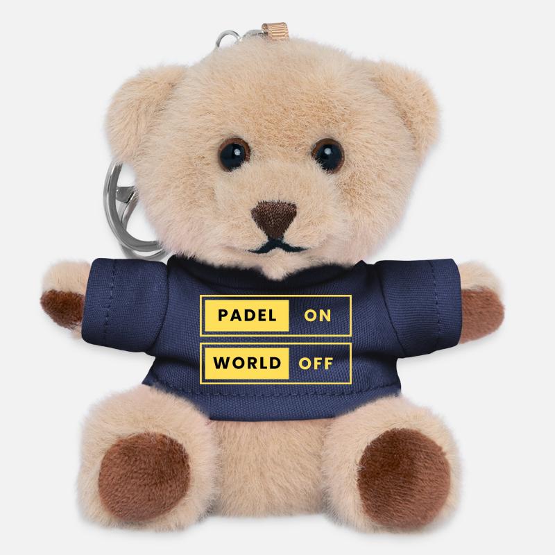 Padel World Off - Contrast Design - Teddy Keyring - navy