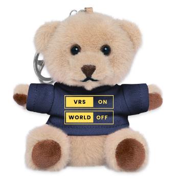 VRS ON World OFF  - Teddy Schlüsselanhänger - Navy - Vorne