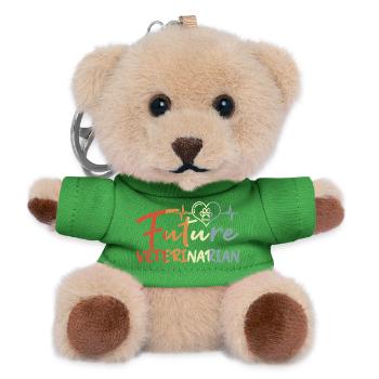 Future veterinarian - Teddy Keyring - green - Front