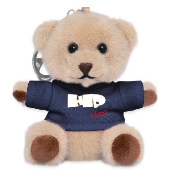 HP Hop Boldes HipHop Design - Teddy Schlüsselanhänger - Navy - Vorne