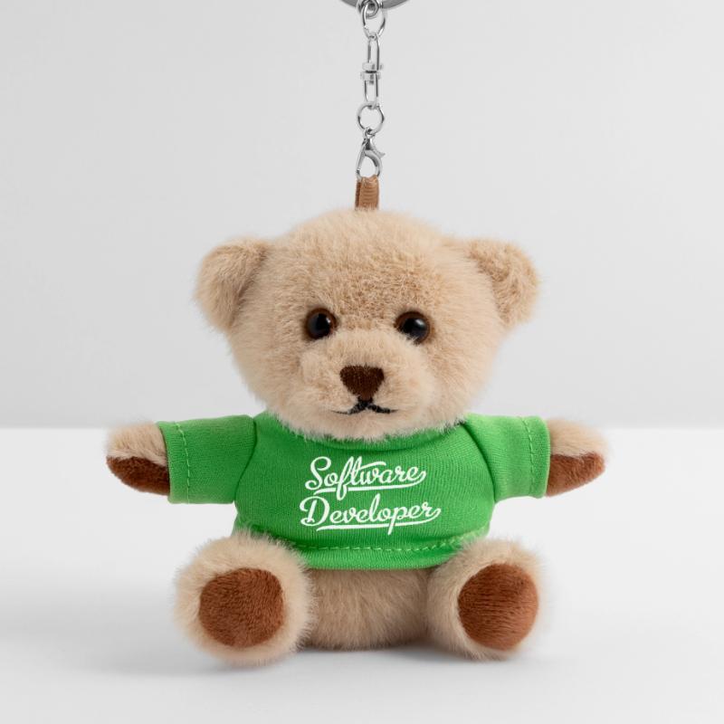 Software Developer Teddy Schlüsselanhänger