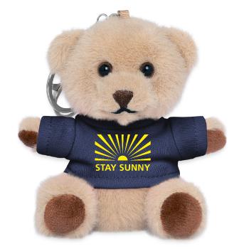 RESTE ENSOLEILLÉ - Porte-clés ourson - marine - Devant