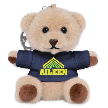 Frauenname Aileen - Teddy Schlüsselanhänger - Navy - Vorne