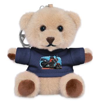 Motorrad - Teddy Schlüsselanhänger - Navy - Vorne