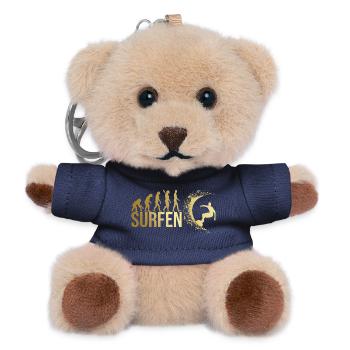 Evolution Surfen - Teddy Schlüsselanhänger - Navy - Vorne