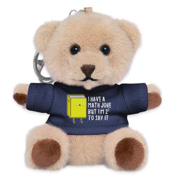 Mathe Nerd Studenten Uni Professor Mathematik - Teddy Schlüsselanhänger - Navy - Vorne