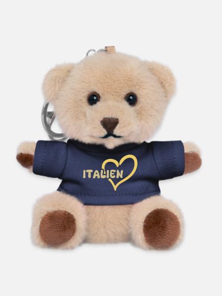 Italien als Italien - Teddy Schlüsselanhänger - Navy