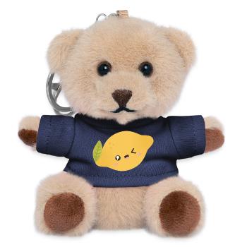 Lemon Kawaii - Teddy Schlüsselanhänger - Navy - Vorne