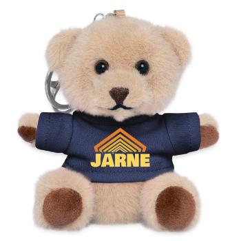 Geschenk für Jarne - Teddy Schlüsselanhänger - Navy - Vorne