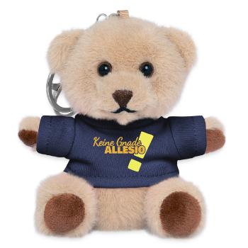 Spruch Allesio - Teddy Schlüsselanhänger - Navy - Vorne
